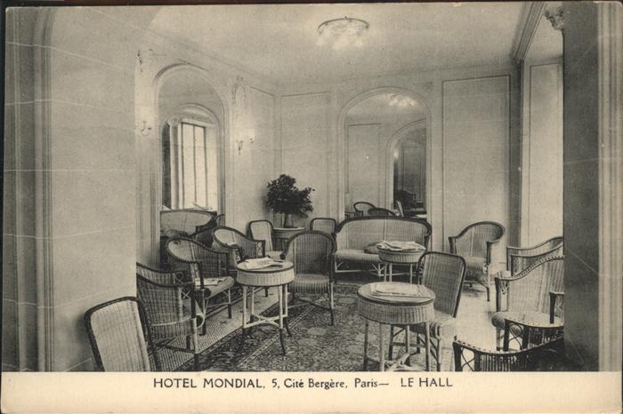Paris Hotel Mondial le Hall