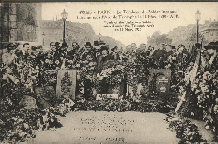 Paris Le Tombeau du Soldat Inconnu