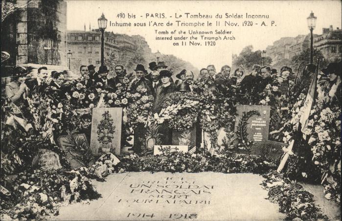 Paris Le Tombeau du Soldat Incunnu