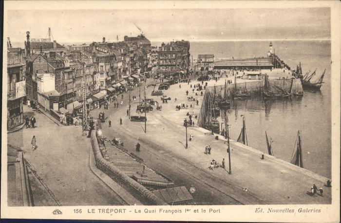 Le Treport Le Quais Francois Port