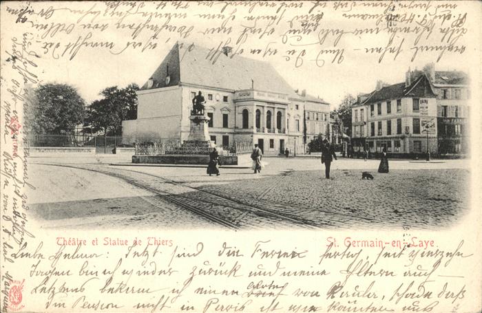 Saint-Germain-en-Laye Theatre Statue de Thiers