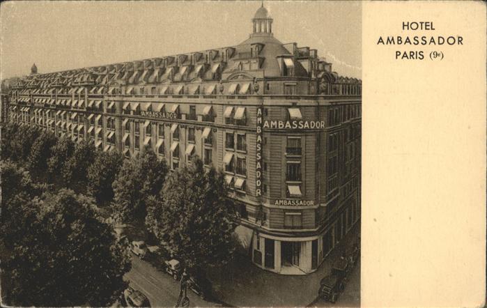 Paris Hotel Ambassador