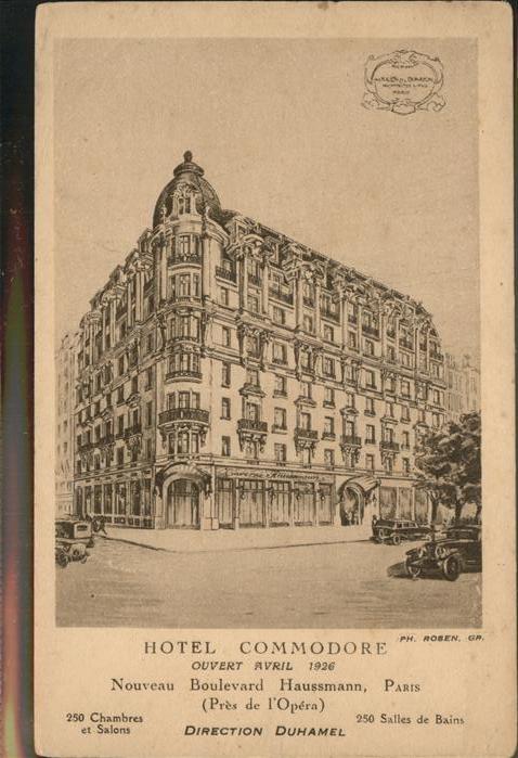 Paris Hotel Commodore
