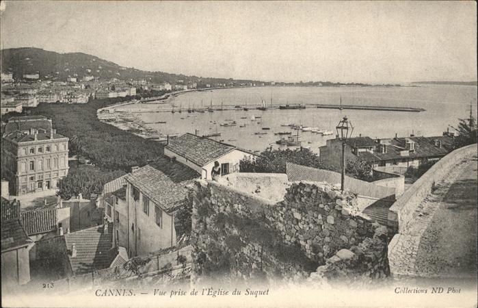 Cannes Alpes-Maritimes Vue prise Eglise du Suquet