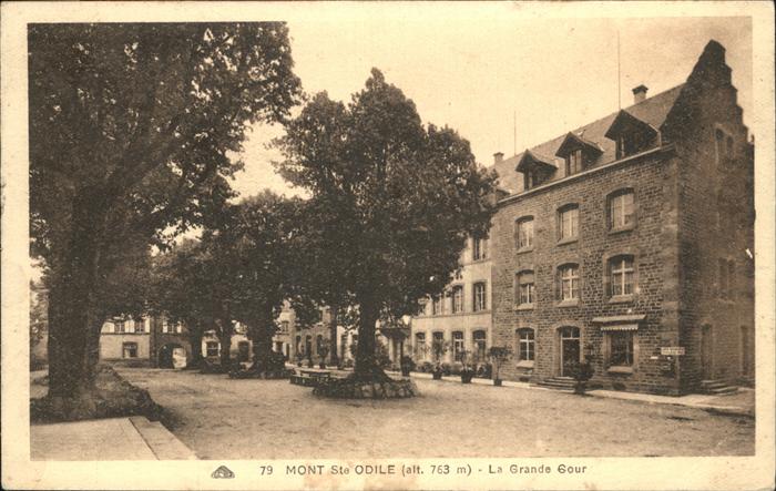 Mont-Ste-Odile Mont-Sainte-Odile  La Grande Gour