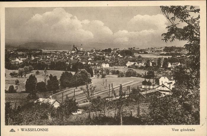 Wasselonne Bas Rhin Vue generale