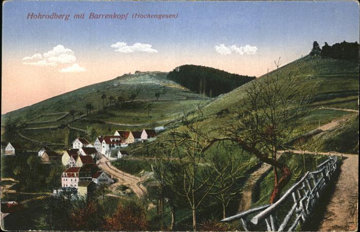 Hohrodberg Haut Rhin Alsace Barrenkopf