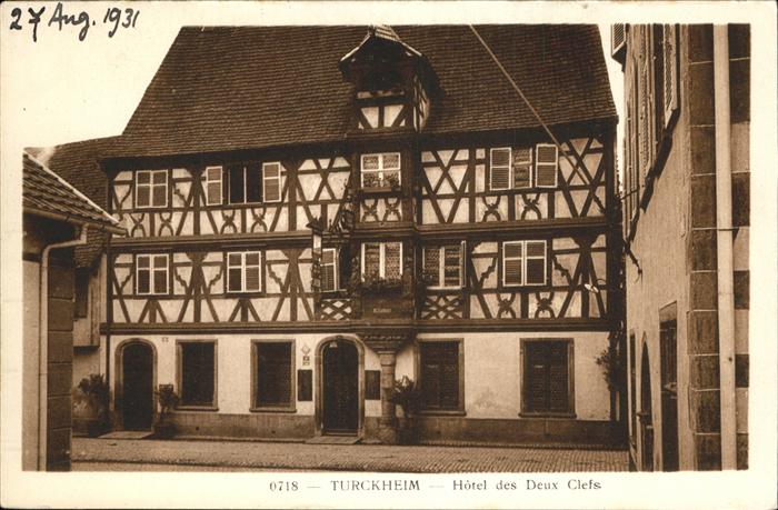 Turckheim Haut Rhin Hotel des Deux Clefs