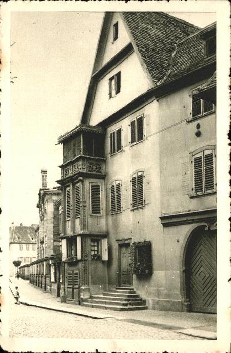 Selestat Bas Rhin Elsass Maison Historique rue de Verdun