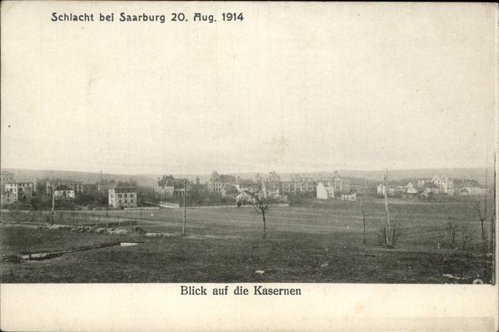 Saarburg Lothringen Schlacht bei Saarburg 20. Aug. 1914 Kas