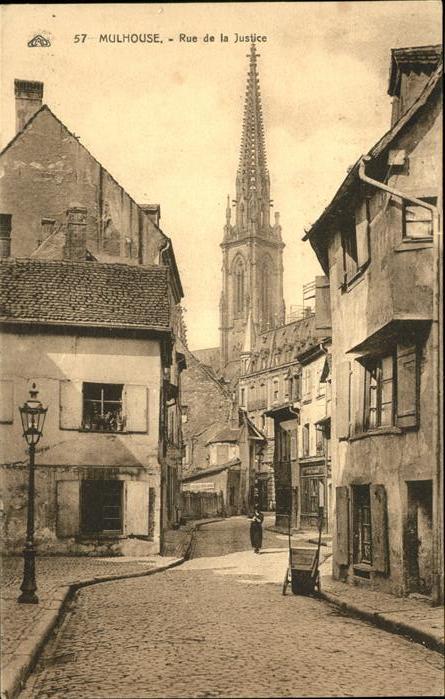 Mulhouse Muehlhausen Rue de la Justice