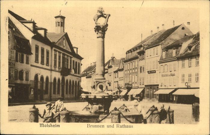 Molsheim Brunnen Rathaus