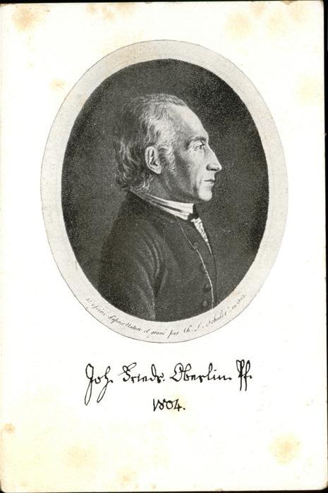 Pfarrer Johann Friedrich Oberlin Waldbach Stein