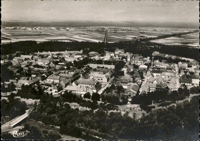Neuf-Brisach panoramique aerienne