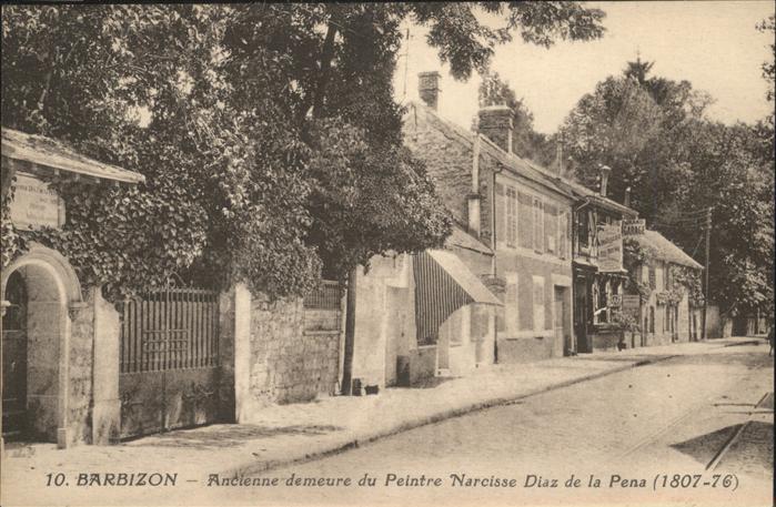 Barbizon Ancienne demeure Peintre Narcisse DIaz