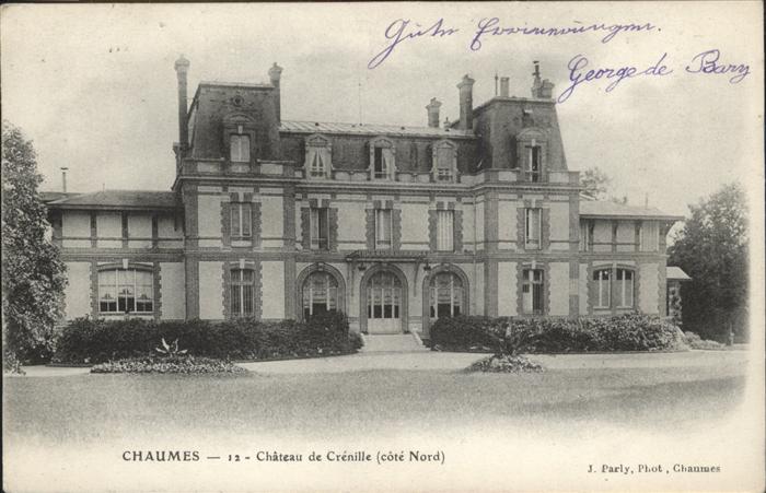 Chaumes-en-Brie Chatau de Crenille