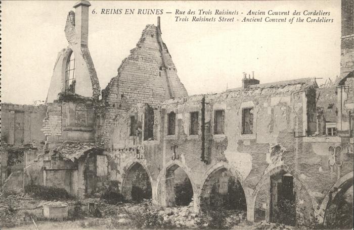 Reims Champagne Ardenne en Ruines
