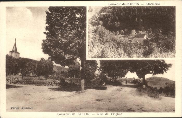 Kiffis Haut Rhin Rue d Eglise Klosterie