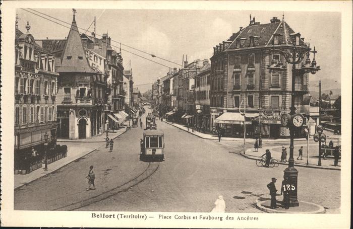 Belfort Alsace Strassenbahn Place Corbis Faubourg