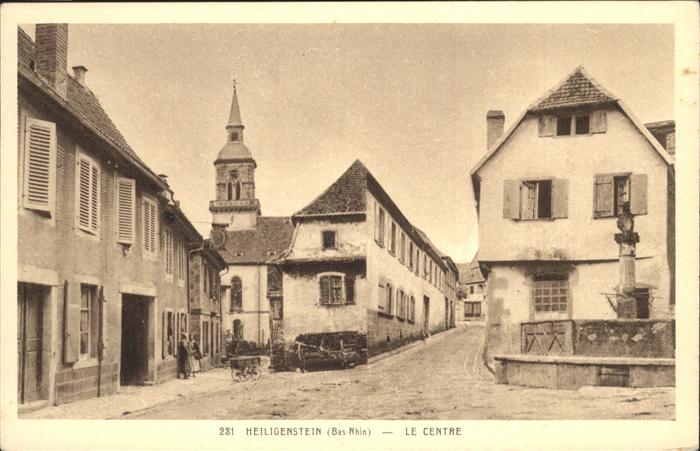 Heiligenstein Bas-Rhin Le Centre
