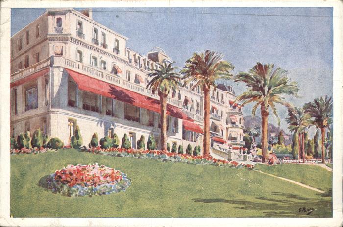 Cannes Alpes-Maritimes Hotel Beau-Sejour Son Parc