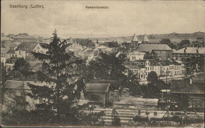 Saarburg Saar Gesamtansicht Feldpost