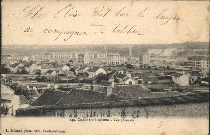Champagne-sur-Seine Vue generale