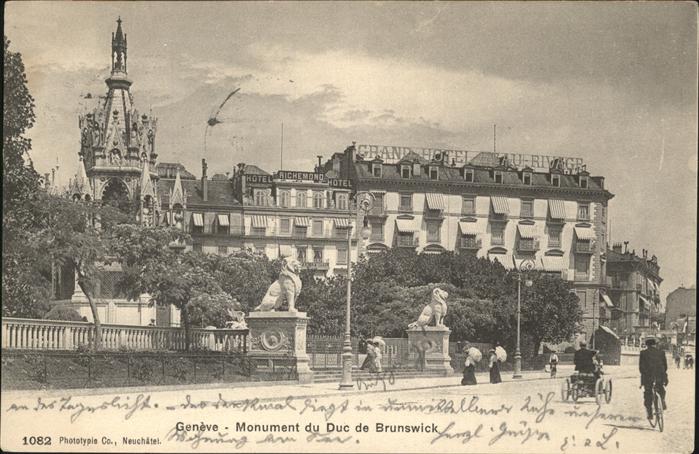 Genf GE Monument du Duc de Brunswick