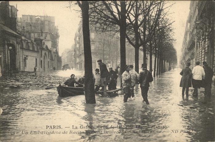 Paris Grande Crue de la Seine 1910