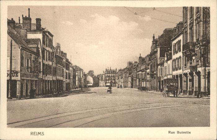 Reims Champagne Ardenne Rue Buirette