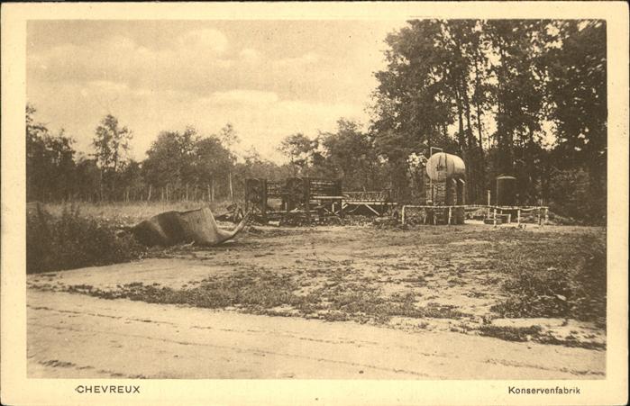 Chevreux Craonne Konservenfabrik