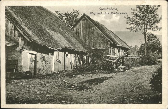 Stemlisberg Weg nach dem Kohlenwasen