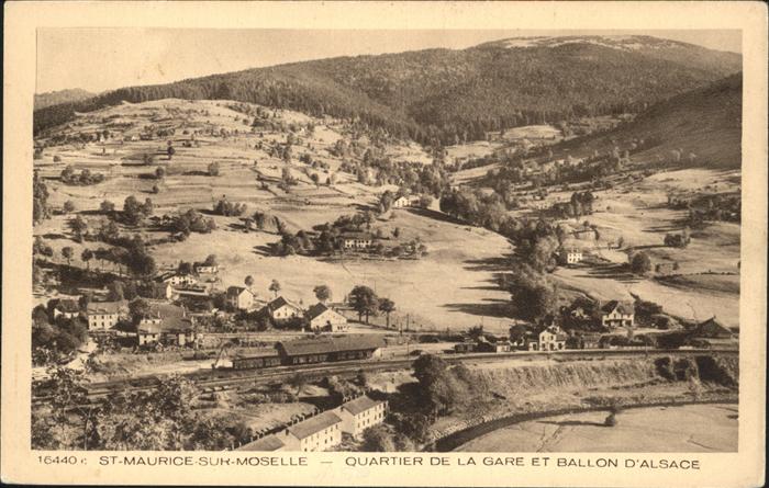 Saint-Maurice-sur-Moselle Quartier de la Gae 
Ballon d`Alsace