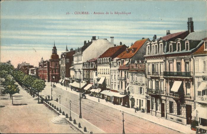 Colmar Haut Rhin Elsass Avenue de la Republique