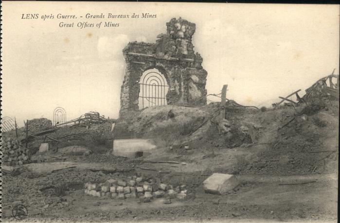 Lens Pas-de-Calais après Guerre
Grands Bueaux des Mines