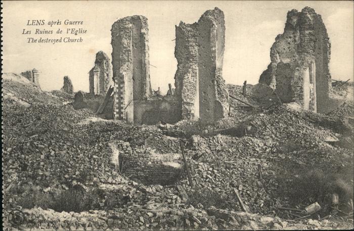 Lens Pas-de-Calais uines de L_Eglise