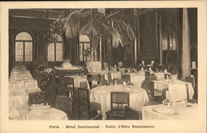 Paris Hotel Continental