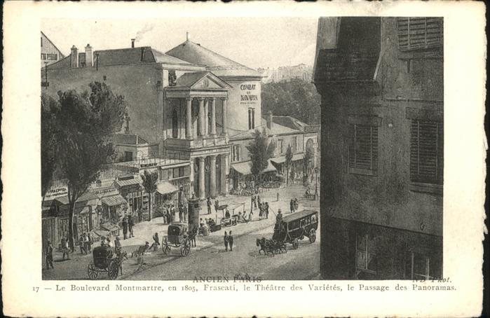 Paris Boulevard Montmarte