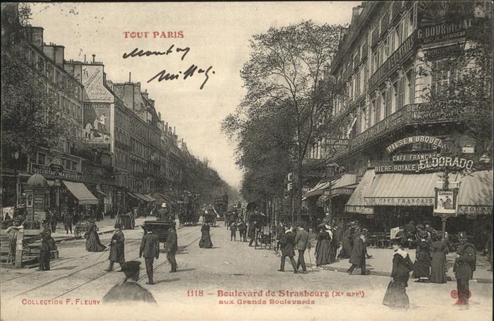 Paris Boulevard de Strasbourg