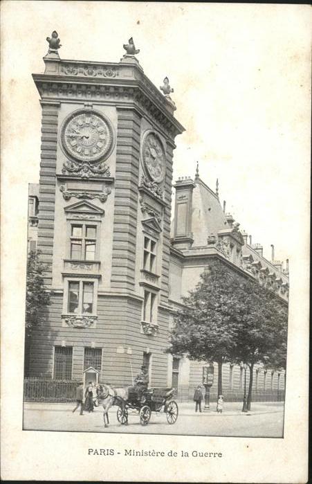Paris Ministere de la Guerre