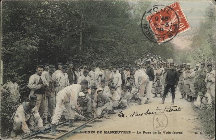 Militaria Schienenbau
