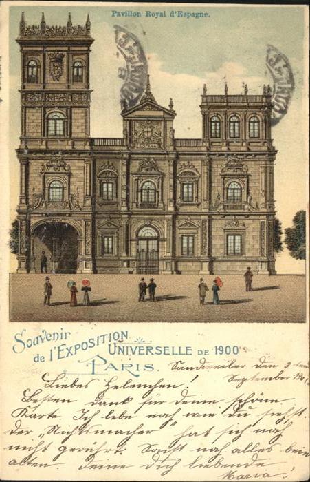 Exposition Universelle Paris 1900 Pavillon Royal Espagne