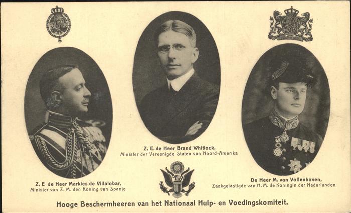 Politik Heer Brand Whitlock Heer M van Vollenho