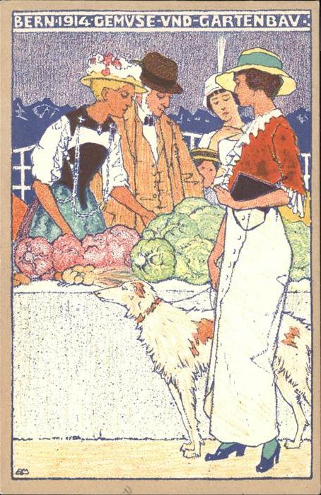 Landesausstellung Bern 1914 Gemüse Gartenbau