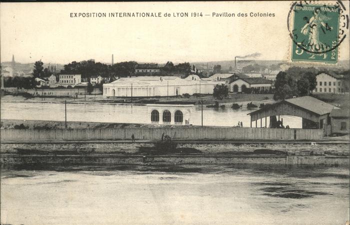 Exposition Internationale Lyon 1914 Pavillon Colones