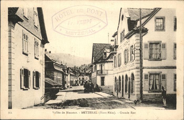 Metzeral Haut Rhin Grande Rue