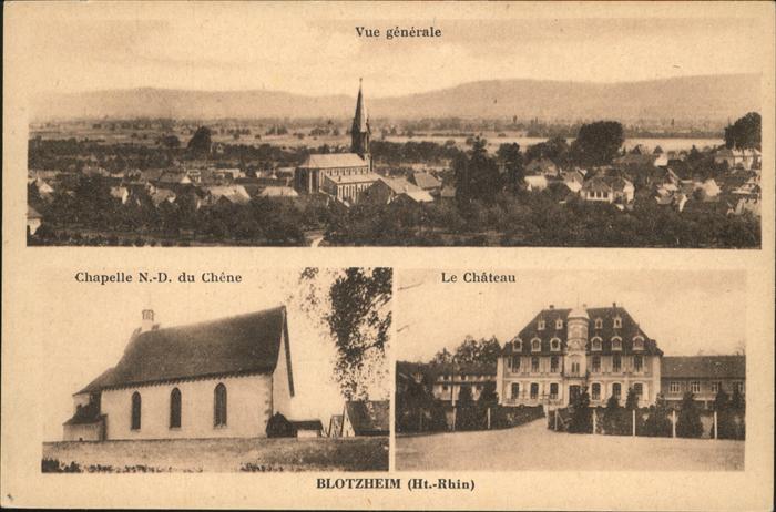 Blotzheim Chapelle Chateau