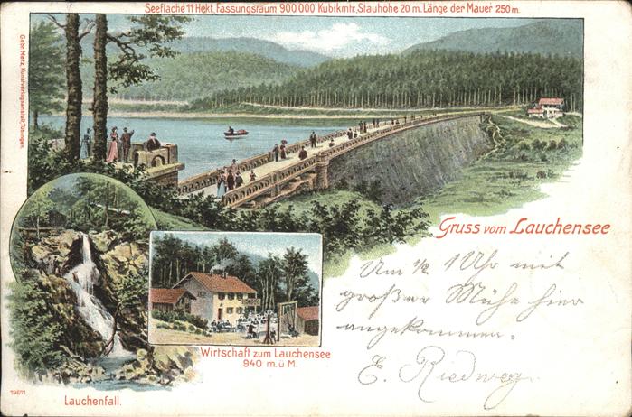 Lauchensee Wirtschaft Lauchenfall