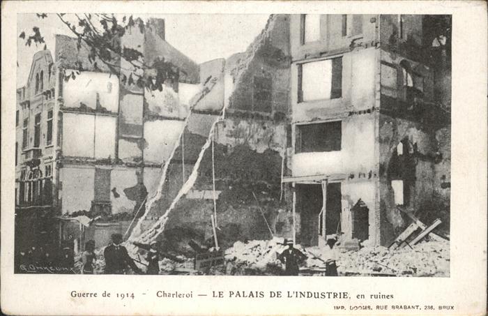 Charleroi Wallonie Palais de L Industrie Ruines