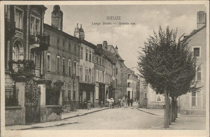 Dieuze Lange Strasse Kutsche